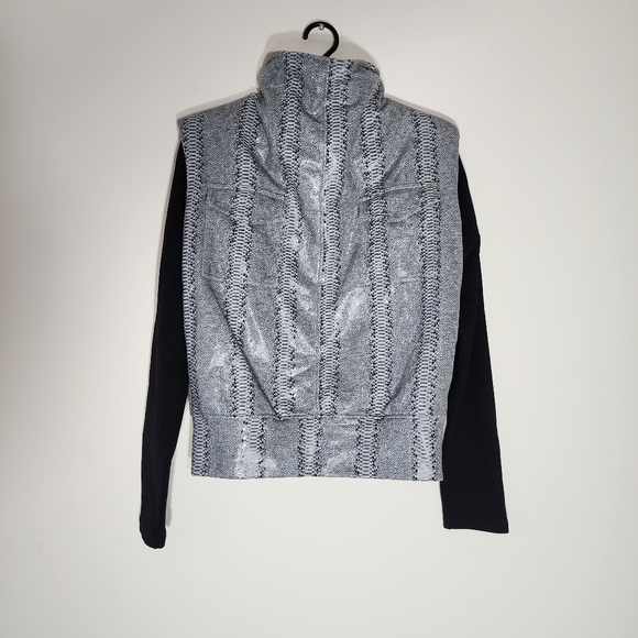 JIJIL long sleeves Sweatshirt snakeskin print with multipockets - Picture 3 of 11